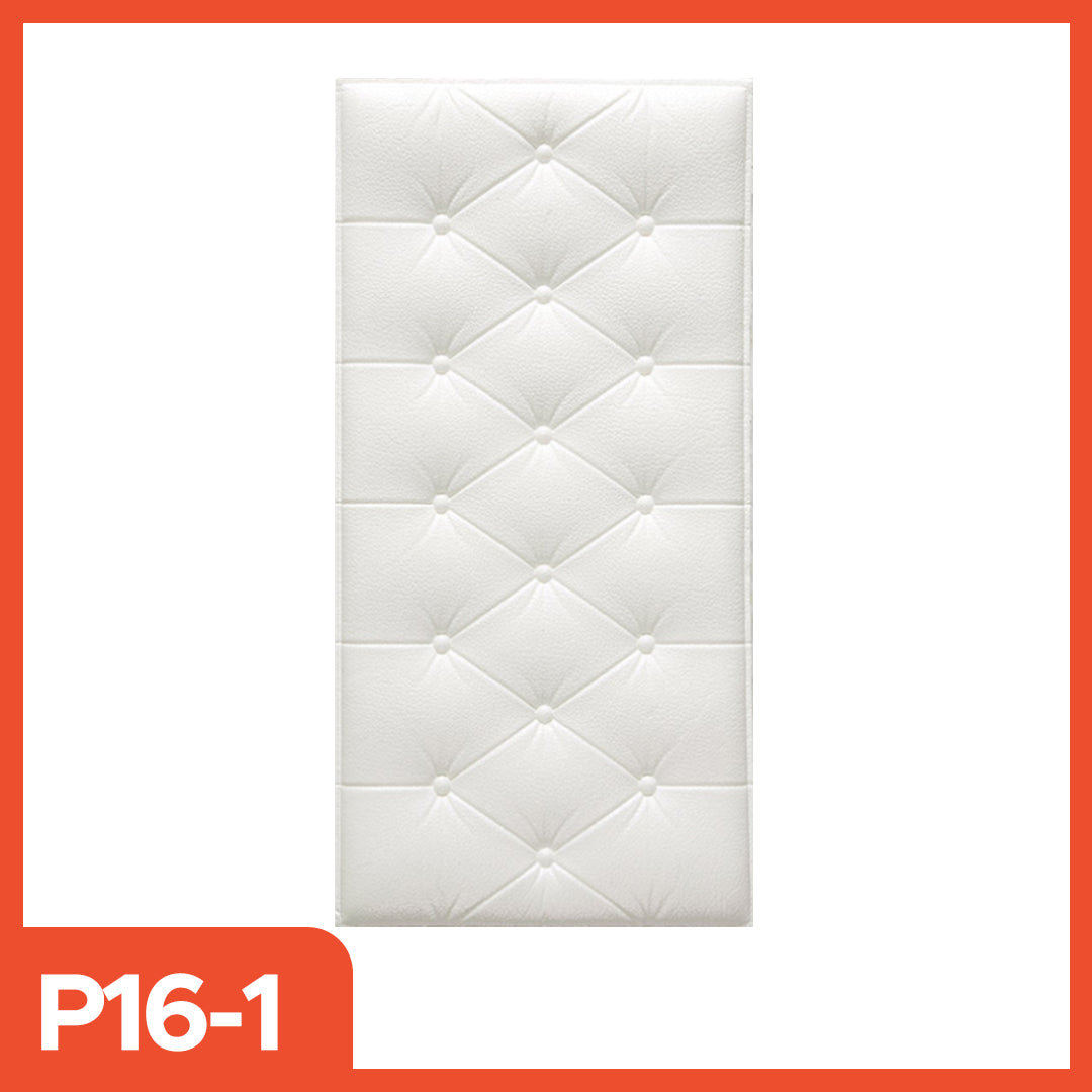 Hoptech - Wallpaper 3D Foam Kedap Suara Tahan Air Headboard Bed Wallfoam Empuk