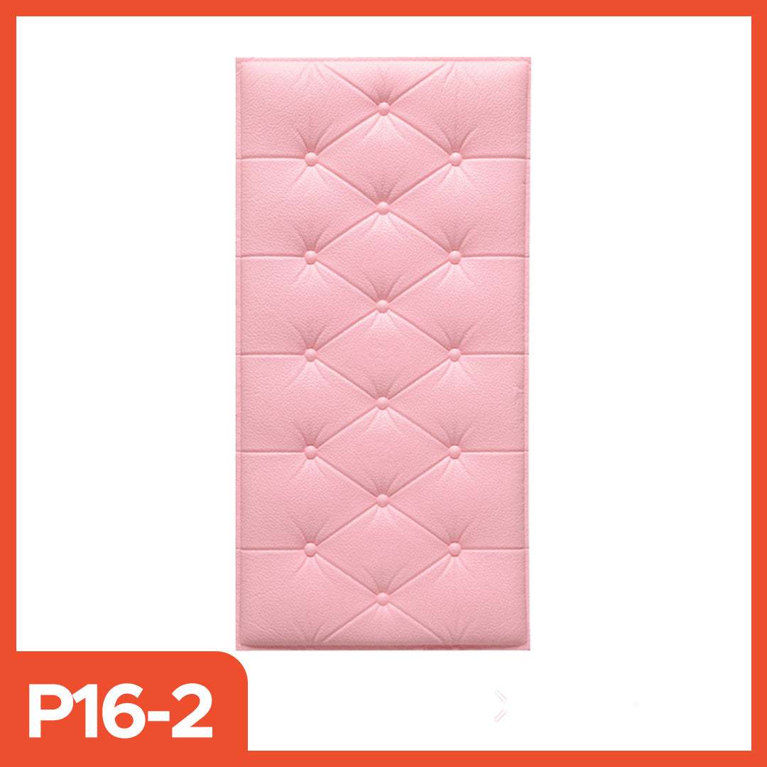 Hoptech - Wallpaper 3D Foam Kedap Suara Tahan Air Headboard Bed Wallfoam Empuk