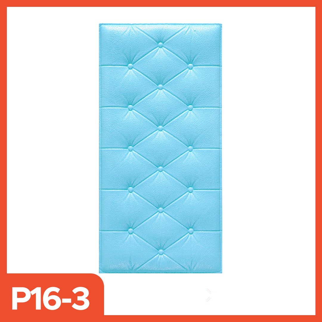 Hoptech - Wallpaper 3D Foam Kedap Suara Tahan Air Headboard Bed Wallfoam Empuk