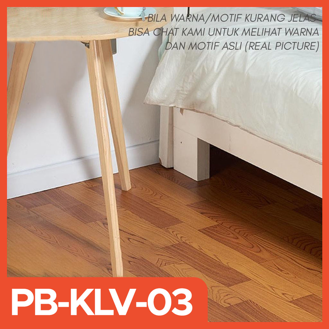 Hoptech - Karpet Lantai Vinyl Roll Ketebalan 0.7mm Dekorasi Lantai 1 x 1 Meter KLV-H