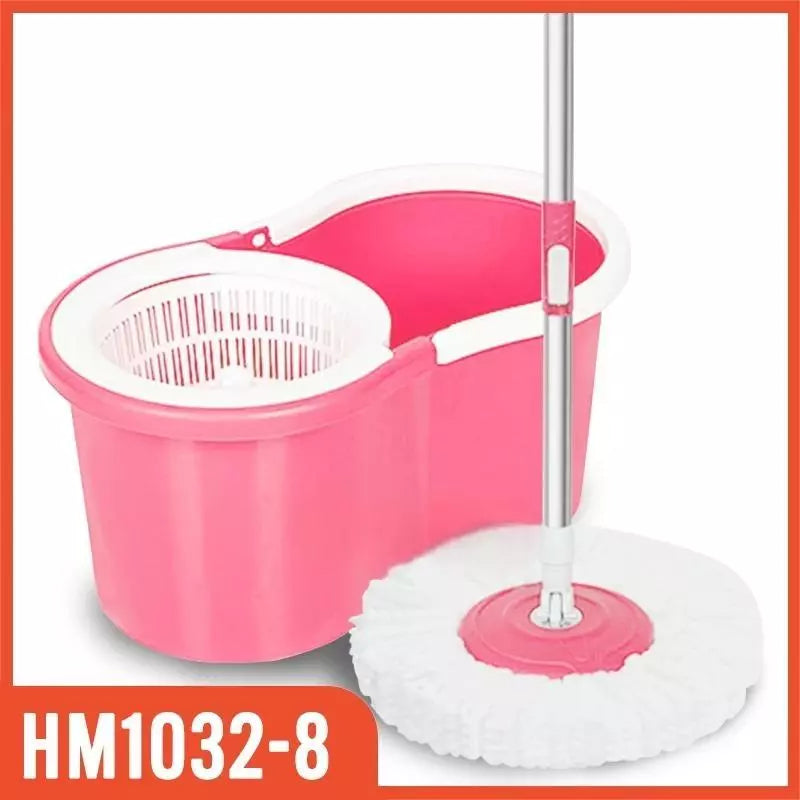 Hoptech - ALAT PEL LANTAI MOP DENGAN ROL PRAKTIS KAIN PEL PUTAR SPIN MOP 6L BUCKET ULTRA MOP