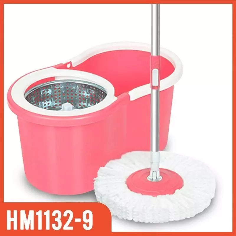 Hoptech - ALAT PEL LANTAI MOP DENGAN ROL PRAKTIS KAIN PEL PUTAR SPIN MOP 6L BUCKET ULTRA MOP