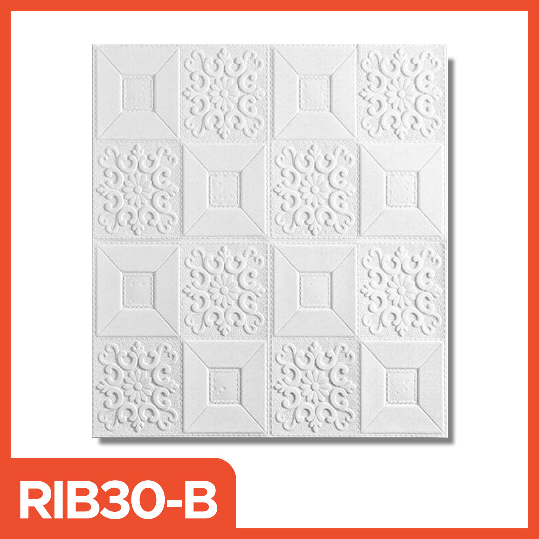 Wall Sticker 3D Foam Motif Batik A04