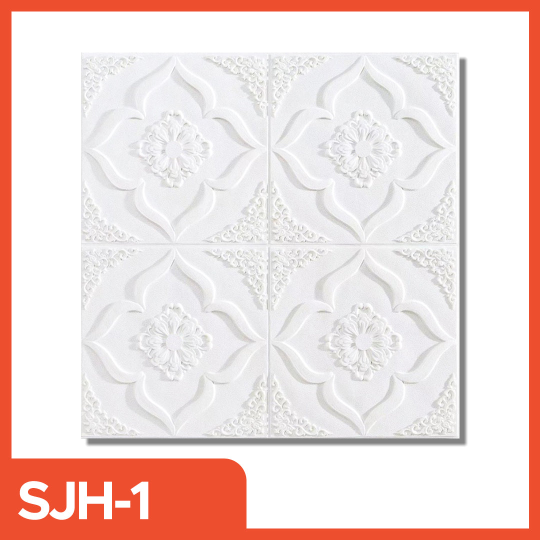 Hoptech - Wallpaper Dinding 3D Foam Motif Bata 70x77cm | Dekorasi Kamar Estetik & Murah