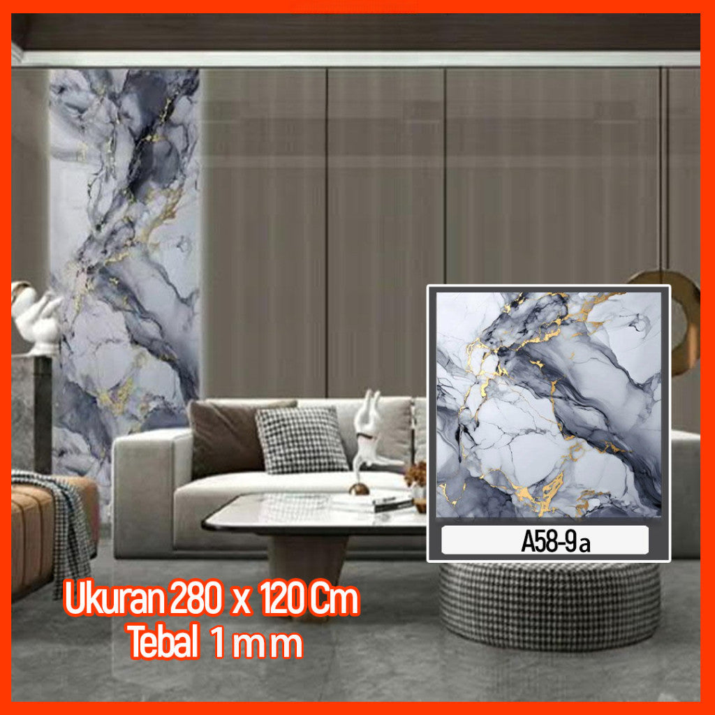 Wallpaper Dinding Motif Marble Roll 120 x 280cm A58
