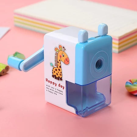 HOPTECH Cartoon Style Rotating Pencil Sharpener Desk Sharpener 4 Colors