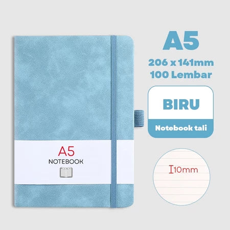 HOPTECH-Notebook A6/A5 Pocket Small Diary Book Meeting Scrapbook Mini 100 Sheets