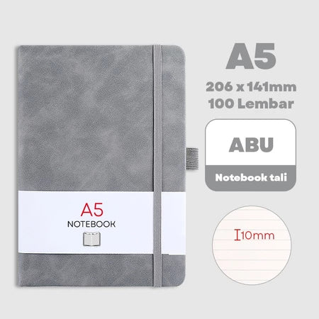 HOPTECH-Notebook A6/A5 Pocket Small Diary Book Meeting Scrapbook Mini 100 Sheets
