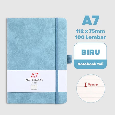 HOPTECH-Notebook A6/A5 Pocket Small Diary Book Meeting Scrapbook Mini 100 Sheets