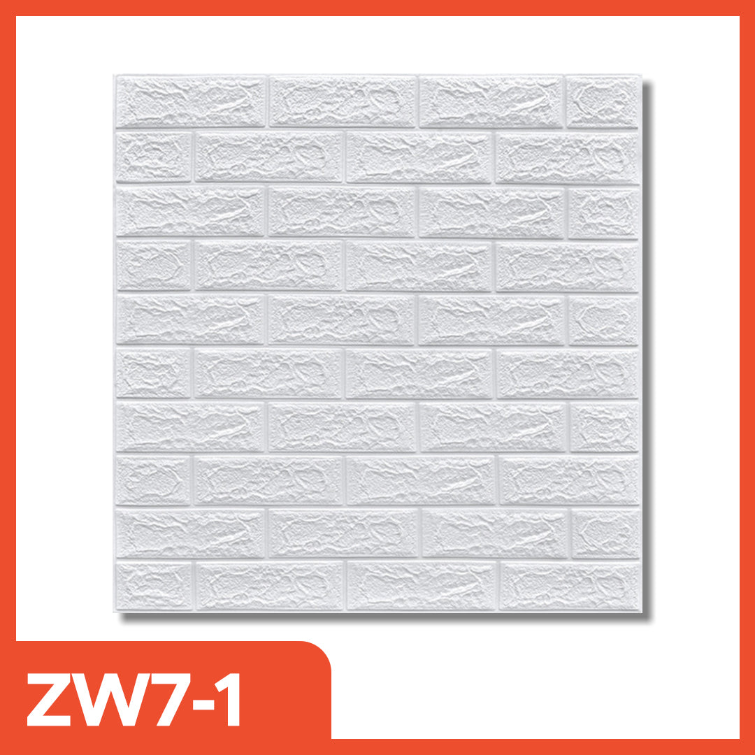 Hoptech - Wallpaper Dinding 3D bata / wallpaper 3D Foam 77x70cm teban 4.5mm High Quality
