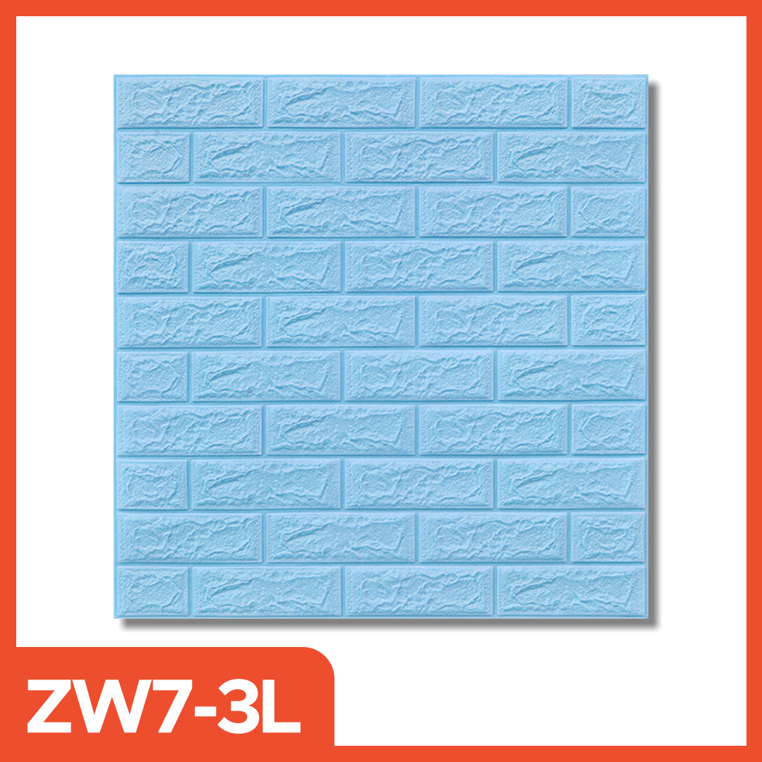 Hoptech - Wallpaper Dinding 3D bata / wallpaper 3D Foam 77x70cm teban 4.5mm High Quality