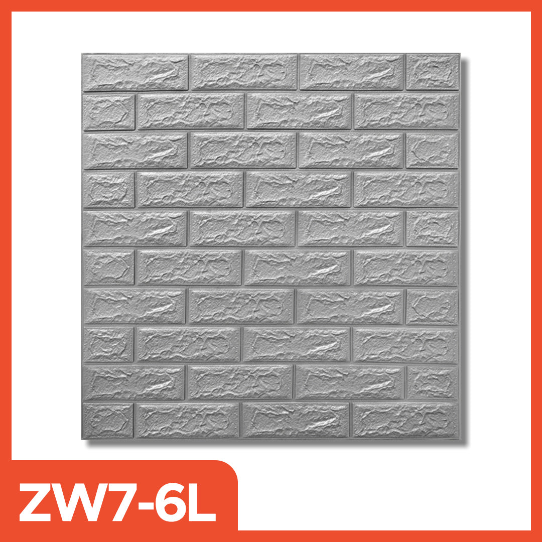 Hoptech - Wallpaper Dinding 3D bata / wallpaper 3D Foam 77x70cm teban 4.5mm High Quality