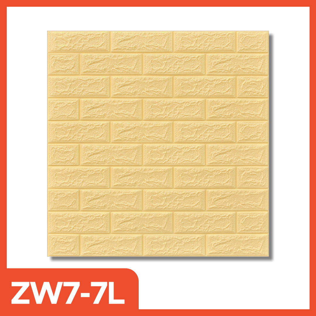 Hoptech - Wallpaper Dinding 3D bata / wallpaper 3D Foam 77x70cm teban 4.5mm High Quality