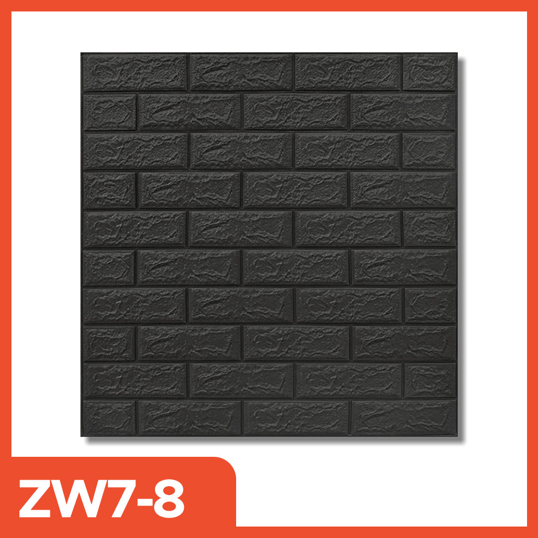 Hoptech - Wallpaper Dinding 3D bata / wallpaper 3D Foam 77x70cm teban 4.5mm High Quality