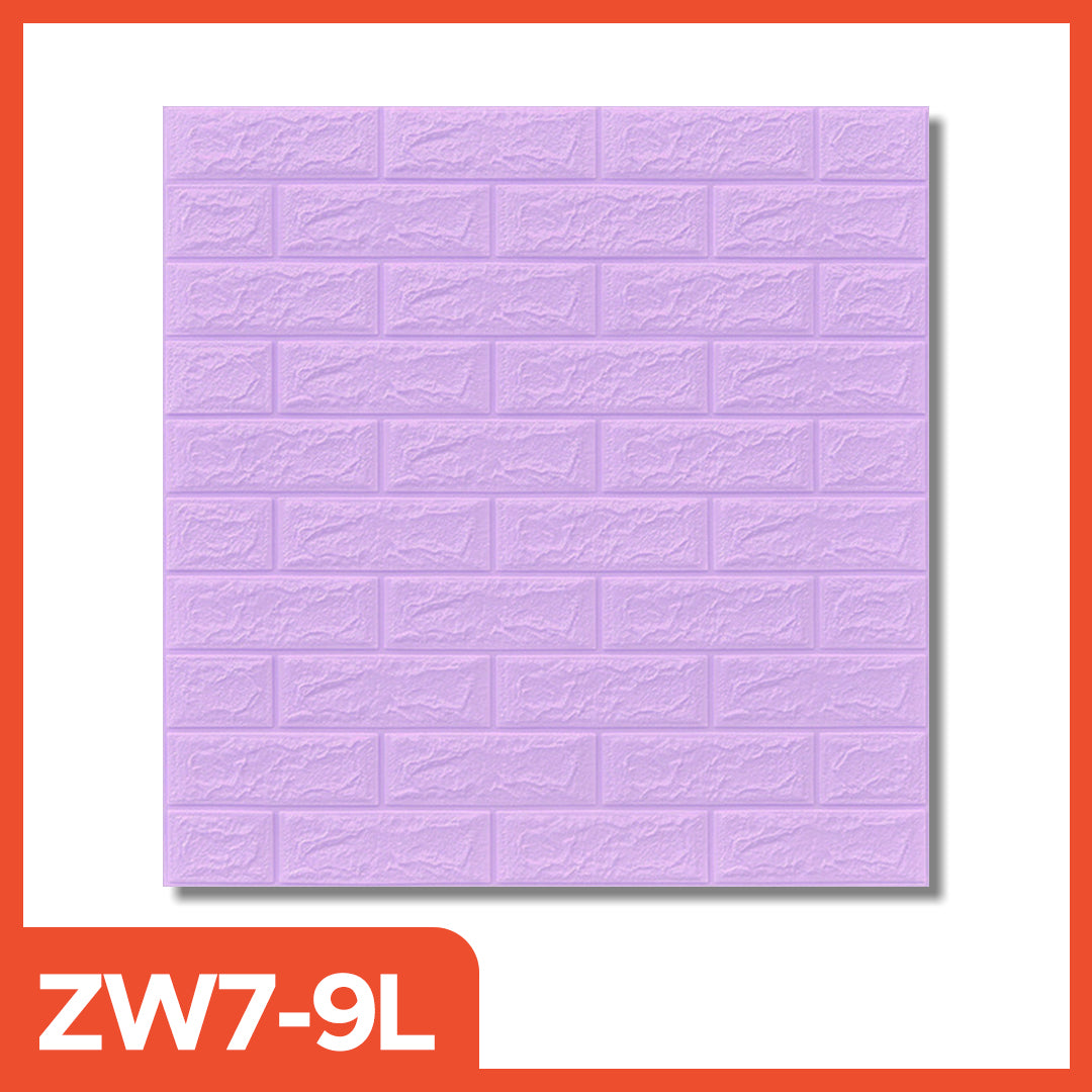 Hoptech - Wallpaper Dinding 3D bata / wallpaper 3D Foam 77x70cm teban 4.5mm High Quality