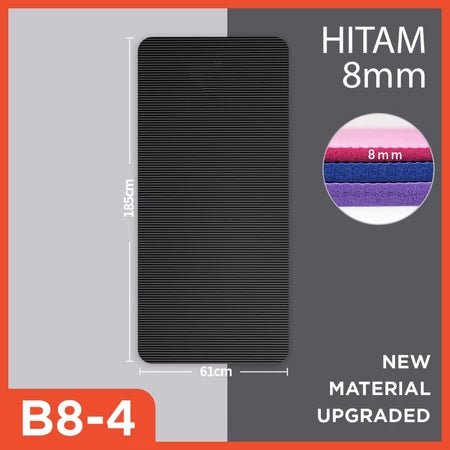 Hoptech - Matras Olahraga NBR Yoga Mats Anti Slip Tebal Premium & Pilates Mats | Gym Mats