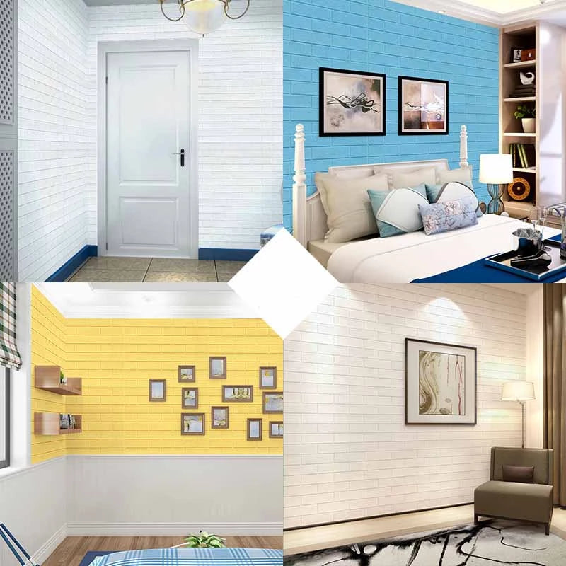 Wallpaper 3D Foam motif Anak 70x77 CM 3D Timbul Dekorasi Dinding Self Adhevice kertas stiker