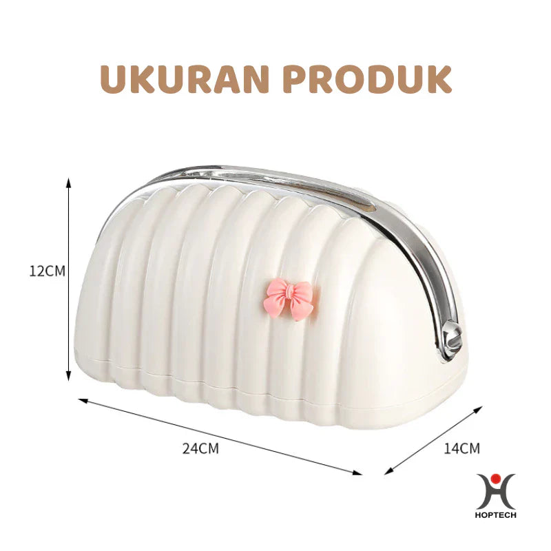 Mini Pouch Tempat Tisu Kerang Estetik | Kotak Tisu Minimalis Stylish Lucu & Aesthetic D82