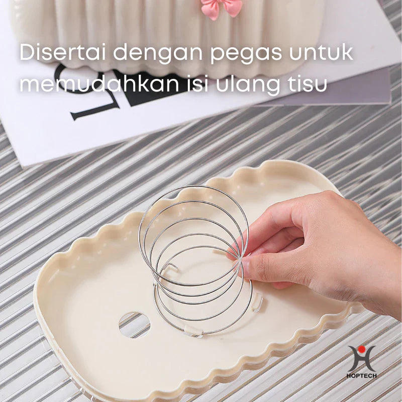 Mini Pouch Tempat Tisu Kerang Estetik | Kotak Tisu Minimalis Stylish Lucu & Aesthetic D82