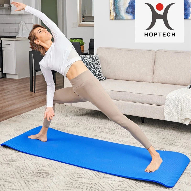 Hoptech - Matras Olahraga NBR Yoga Mats Anti Slip Tebal Premium & Pilates Mats | Gym Mats