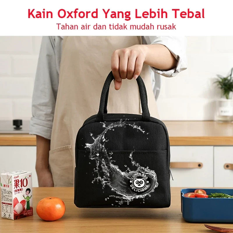 Hoptech - Tas Bekal Serbaguna | Thermal Bag Cooler Bag Menjaga Suhu Makanan & Minuman