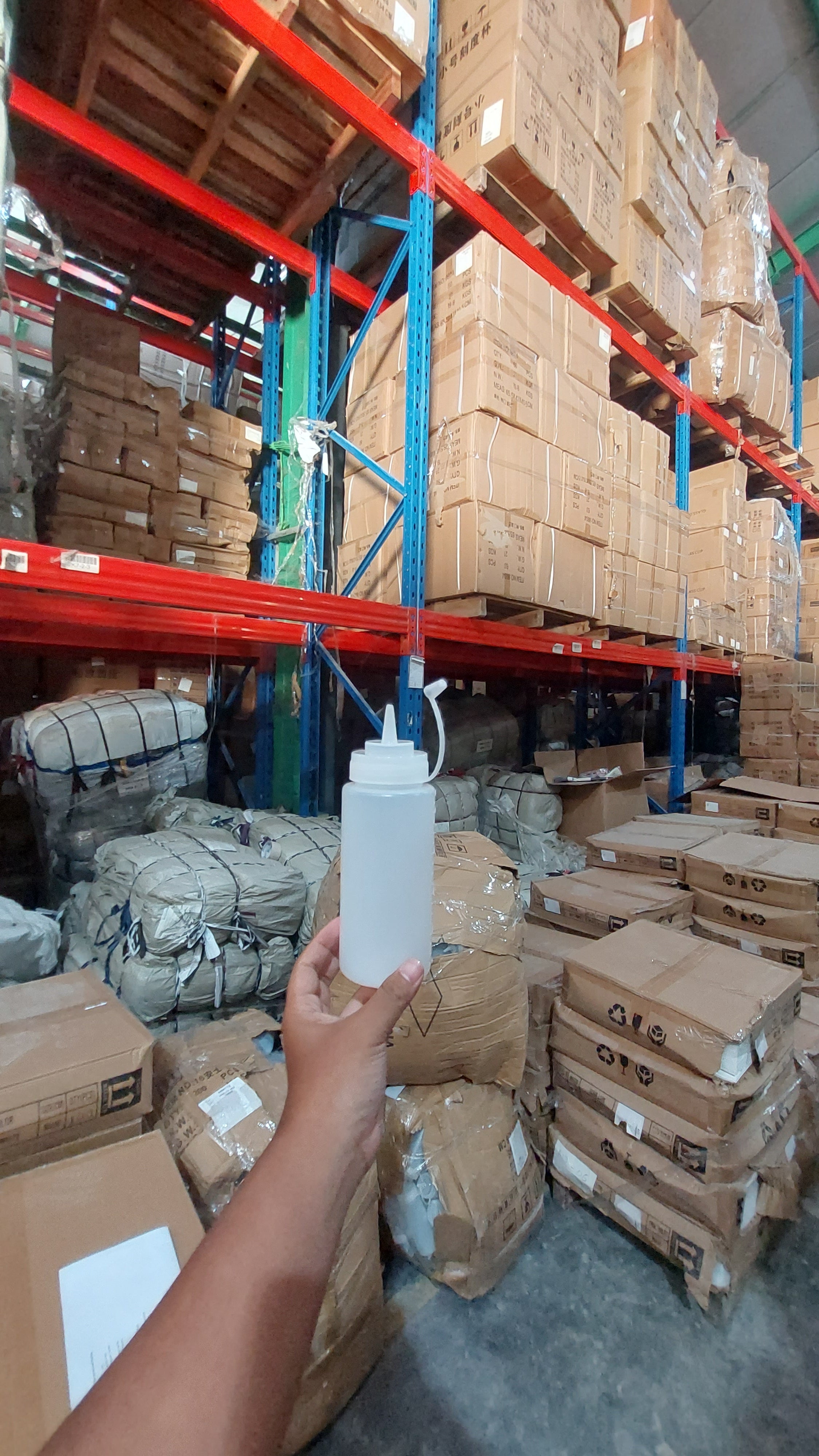 Hoptech - Botol Saus Mayonaise Kecap Cuka Serbaguna dengan Angka Takaran Tebal dan Murah