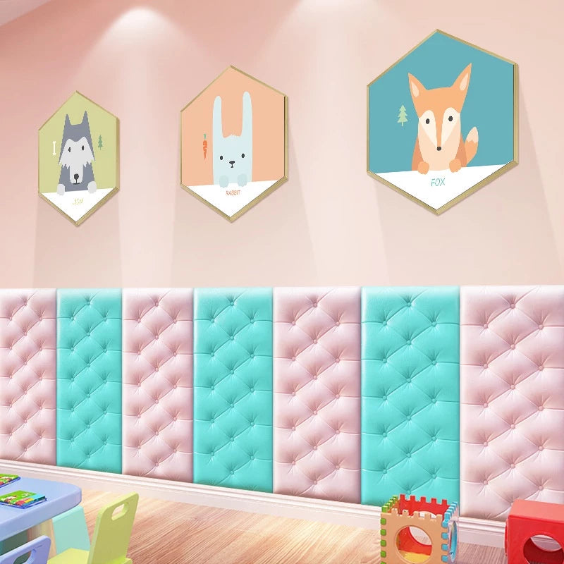 Hoptech - Wallpaper 3D Foam Kedap Suara Tahan Air Headboard Bed Wallfoam Empuk