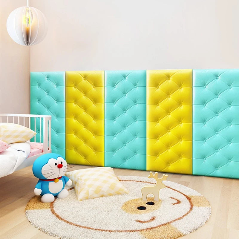 Hoptech - Wallpaper 3D Foam Kedap Suara Tahan Air Headboard Bed Wallfoam Empuk