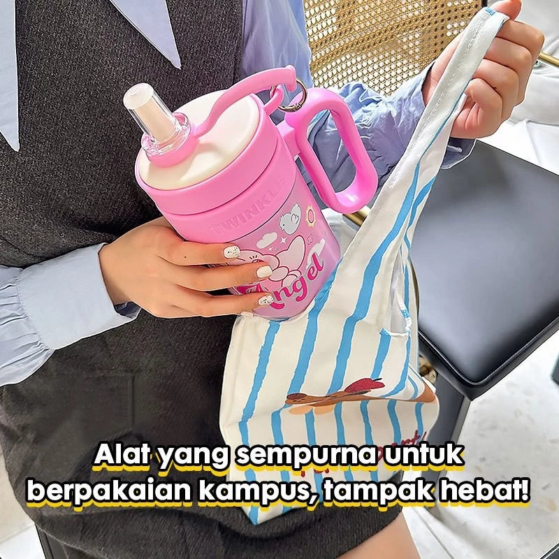 HOPTECH - Tumbler Stainless 850ml Vacuum Insulated Tahan Panas Dingin Botol Minum Premium Quality