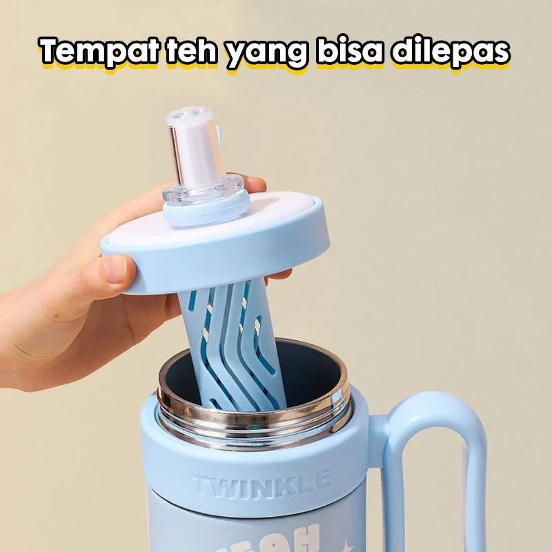 HOPTECH - Tumbler Stainless 850ml Vacuum Insulated Tahan Panas Dingin Botol Minum Premium Quality
