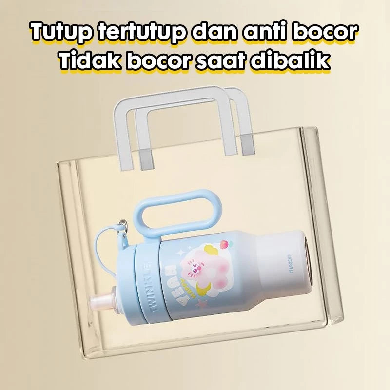 HOPTECH - Tumbler Stainless 850ml Vacuum Insulated Tahan Panas Dingin Botol Minum Premium Quality