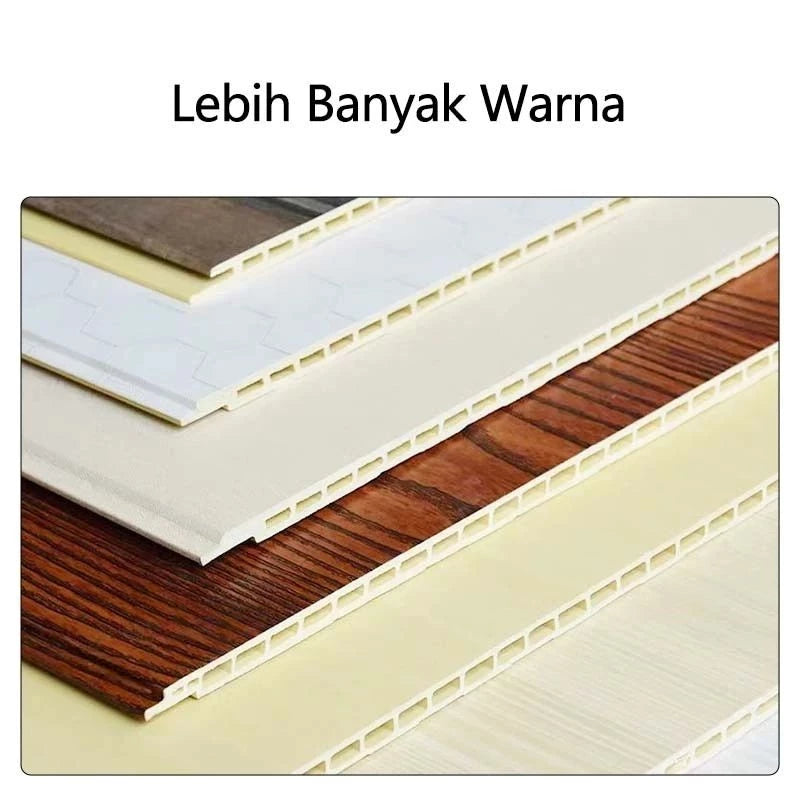 HOPTECH - PVC Wallboard 2.90 Meters Long, 40 Cm Wide, 8.5 Mm Thick, WPC Wall Panel Premium Wall Decoration