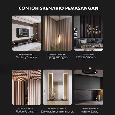 Panel Dinding WPC Premium Motif Kayu 3D A151