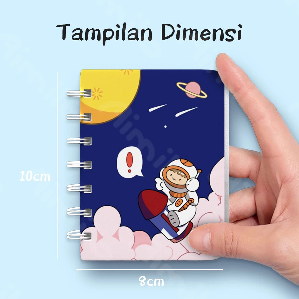 Mini Notebook 1 Pack 4 Pcs Small Scrapbook Note Book Small Note Book 50 Sheets