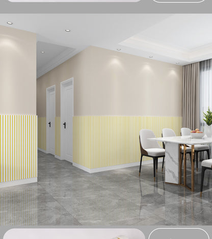 HOPTECH - Wallpaper Sticker Dinding 3D Premium Wood Vinyl Marble XPE Foam , Tebal, Tahan Benturan, Anti Air & Lembab, Dekorasi Ruang Tamu 2.8m
