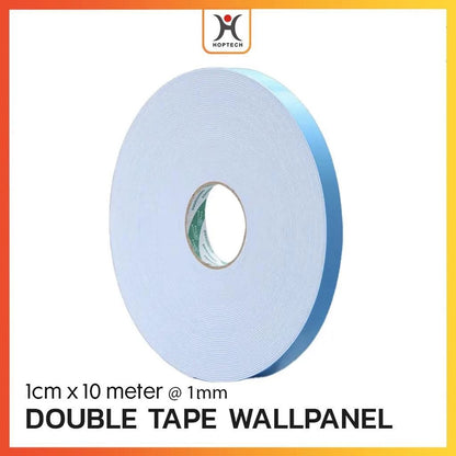 DOUBLE TAPE FOR PVC WALL PANEL | FOAM DOUBLE TAPE 1MM THICK LENGTH 50M
