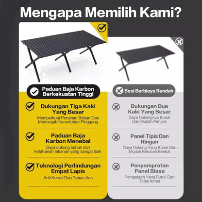 [READY] HOPTECH Outdoor Table Strong Durable Portable for Camping Load Up to 150KG