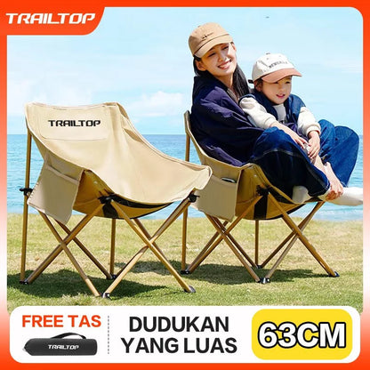 [READY] HOPTECH Round Outdoor Folding Chair Waterproof and Tear Resistant Strong Portable Camping Chair Load 150KG