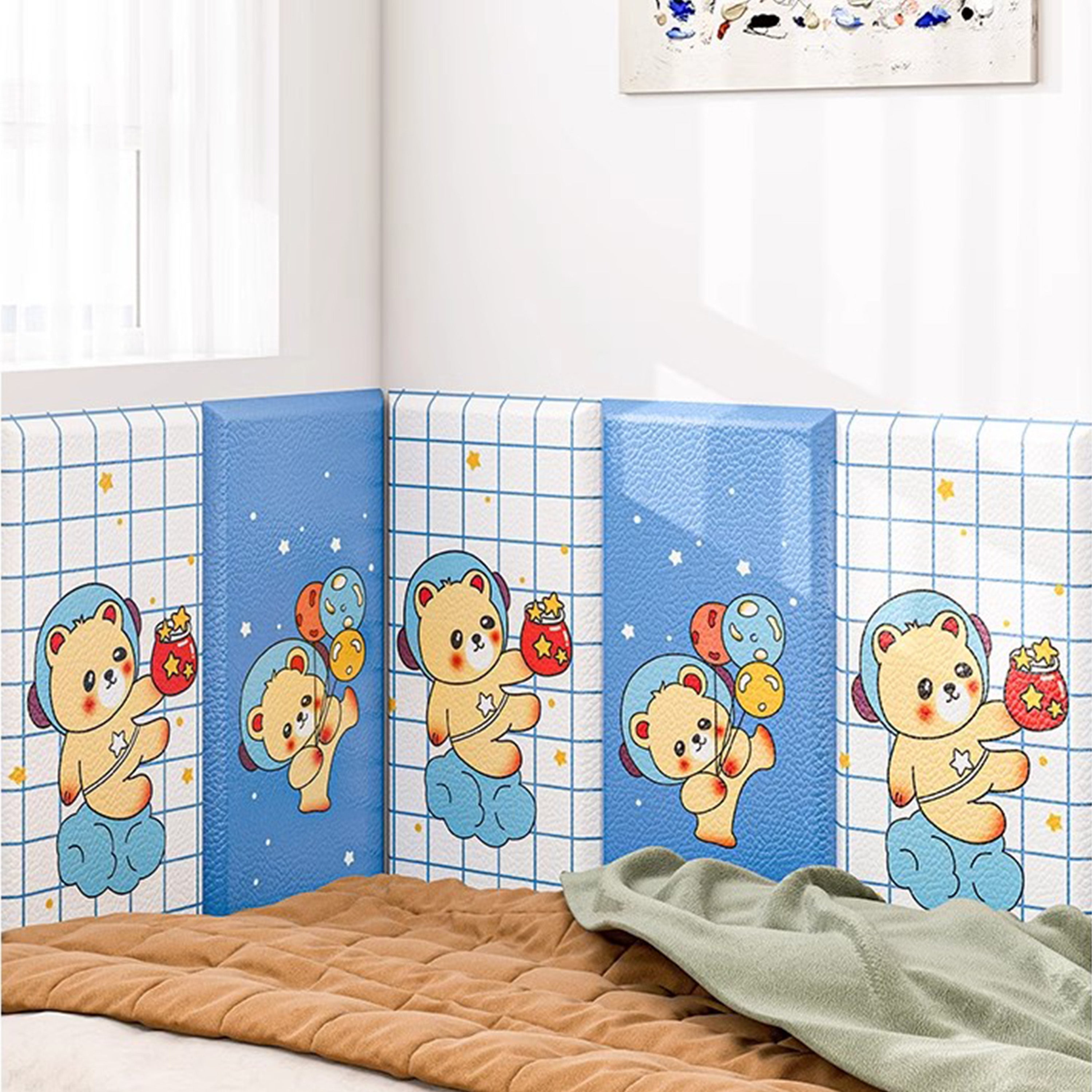 Hoptech - Wallpaper Foam Headboard Bed Wallfoam Empuk Kedap Suara Tahan Air | Karakter Anak