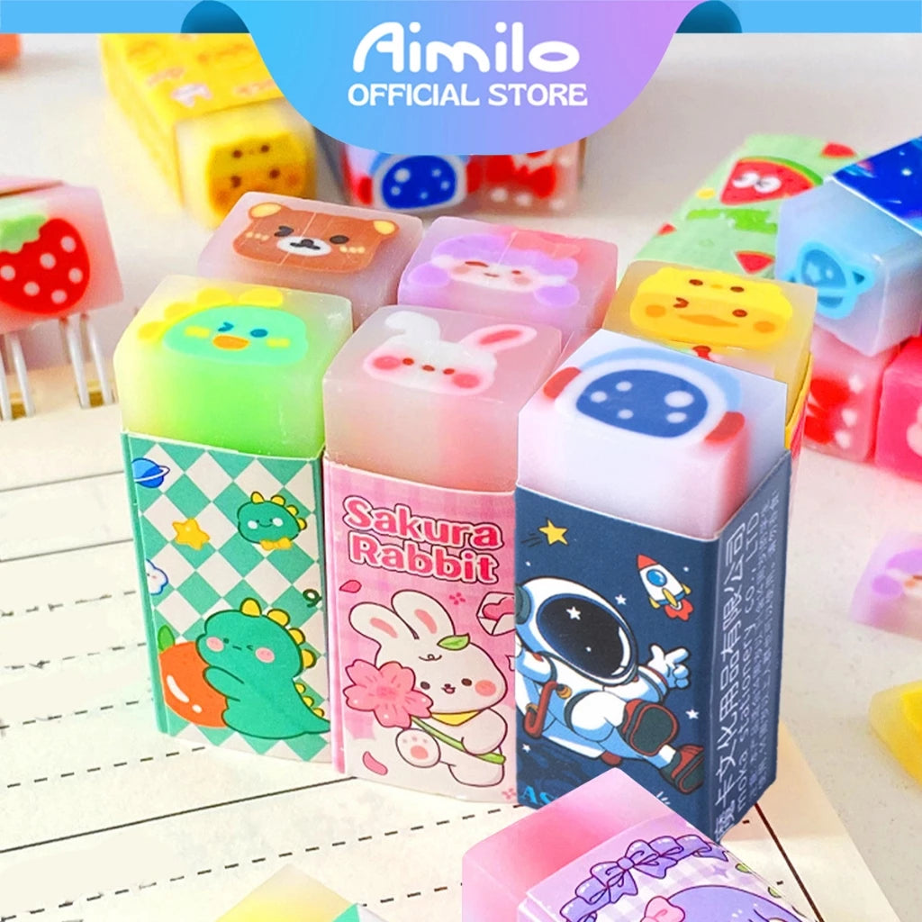 HOPTECH Cute Eraser Character Pencil Eraser Astronout Eraser Pencil School Stationery