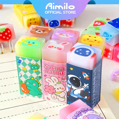 HOPTECH Cute Eraser Character Pencil Eraser Astronout Eraser Pencil School Stationery