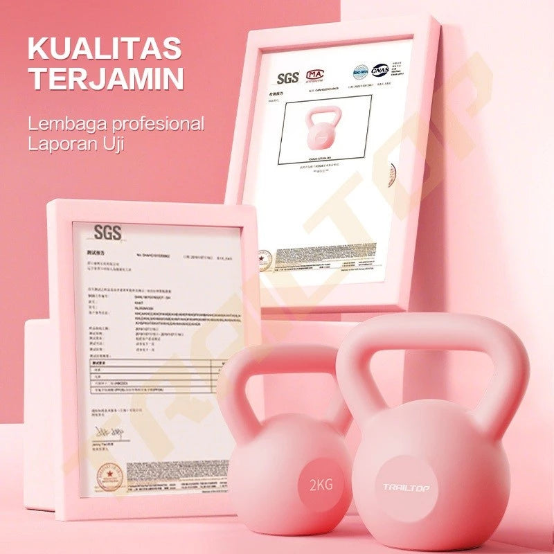 [READY] HOPTECH Dumbbell Kettlebell Barbell 2KG 4KG 6KG Home Gym Fitness Equipment Workout &amp; Sports