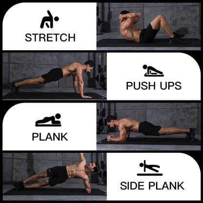 Hoptech - Matras Olahraga NBR Yoga Mats Anti Slip Tebal Premium & Pilates Mats | Gym Mats