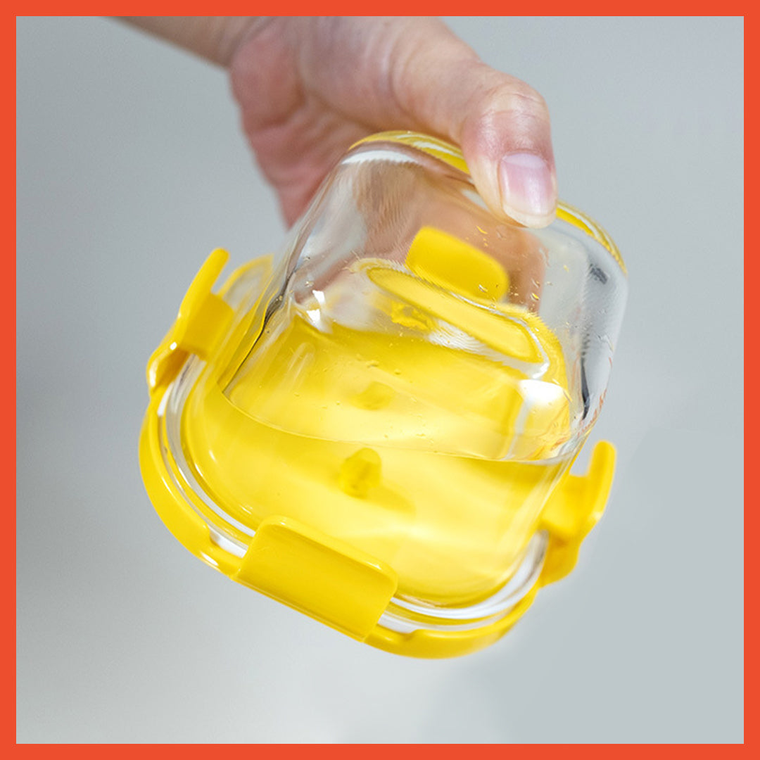 Hoptech - Glass MPASI Container, Glass MPASI Container, MPASI Storage, Glass Baby Food Container