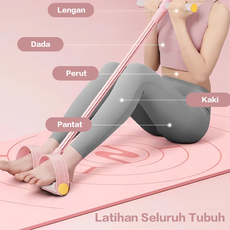 [READY] Tummy Trimmer 4 &amp; 6 Straps Home Fitness Equipment Gymnastics Workout Muscle Training Stomach Slimming