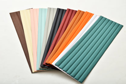 Hoptech - Wallpaper Sticker Foam Motif Garis Bahan Kulit Ukuran 76cm x 23cm A46