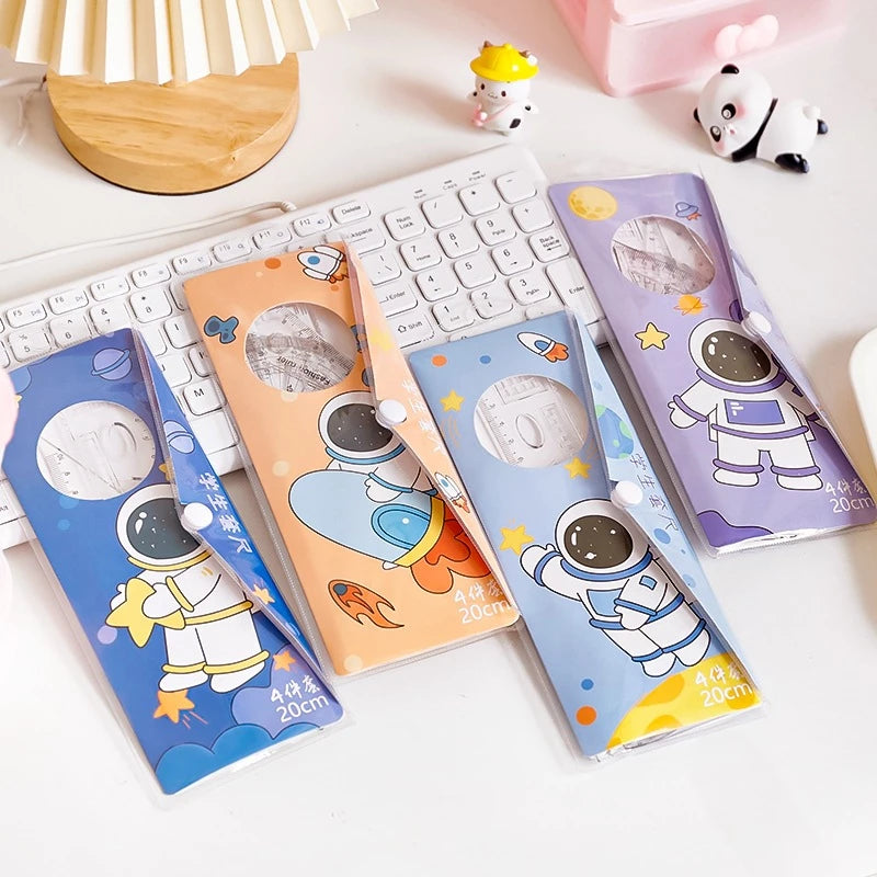 [READY] HOPTECH Cute Ruler 1 Set of 4 Premium Rulers Can Be Bend Without Breaking