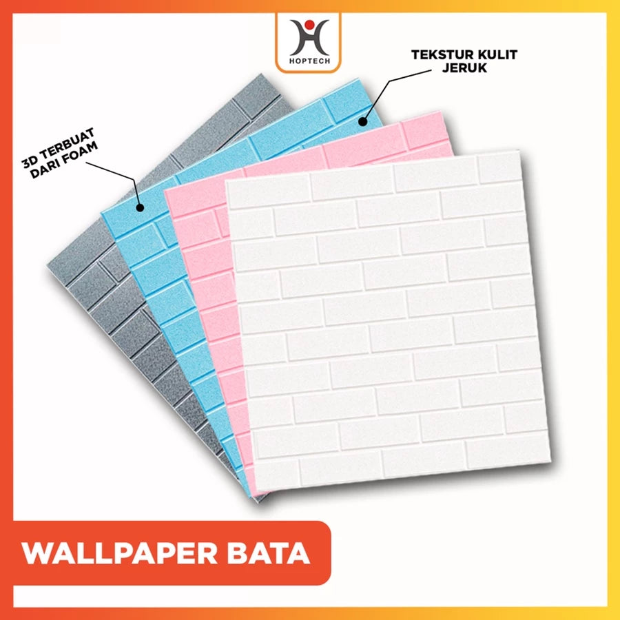Wallpaper 3D Foam motif Anak 70x77 CM 3D Timbul Dekorasi Dinding Self Adhevice kertas stiker