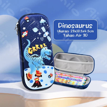 Boys' Pencil Case 3D Waterproof Aesthetic Pencil Case School Stationery