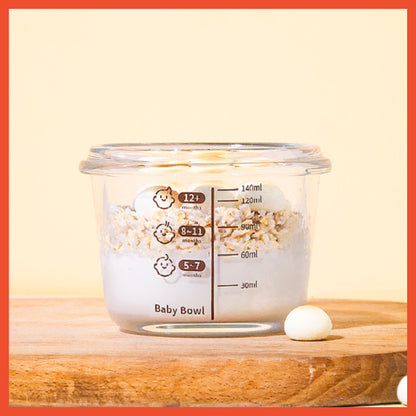 Hoptech - Glass MPASI Container, Glass MPASI Container, MPASI Storage, Glass Baby Food Container